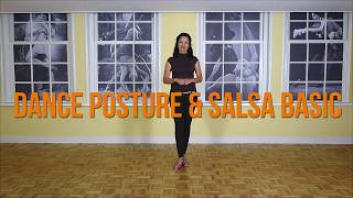 Salsa Ladies Styling Fundamentals - How to Hold Your Great Posture While Dancing the Basics