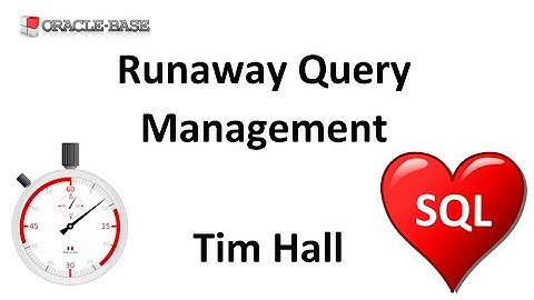 Resource Manager : Runaway Query Management