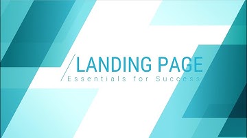Essential Elements for High Converting Landing pages