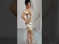 Boho Style Women's Multicolor Mini Cami Dress With Shirred Details