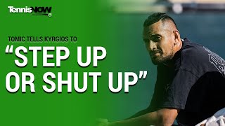 Bad Blood: Tomic Calls Out Kyrgios “Step Up or Shut Up”