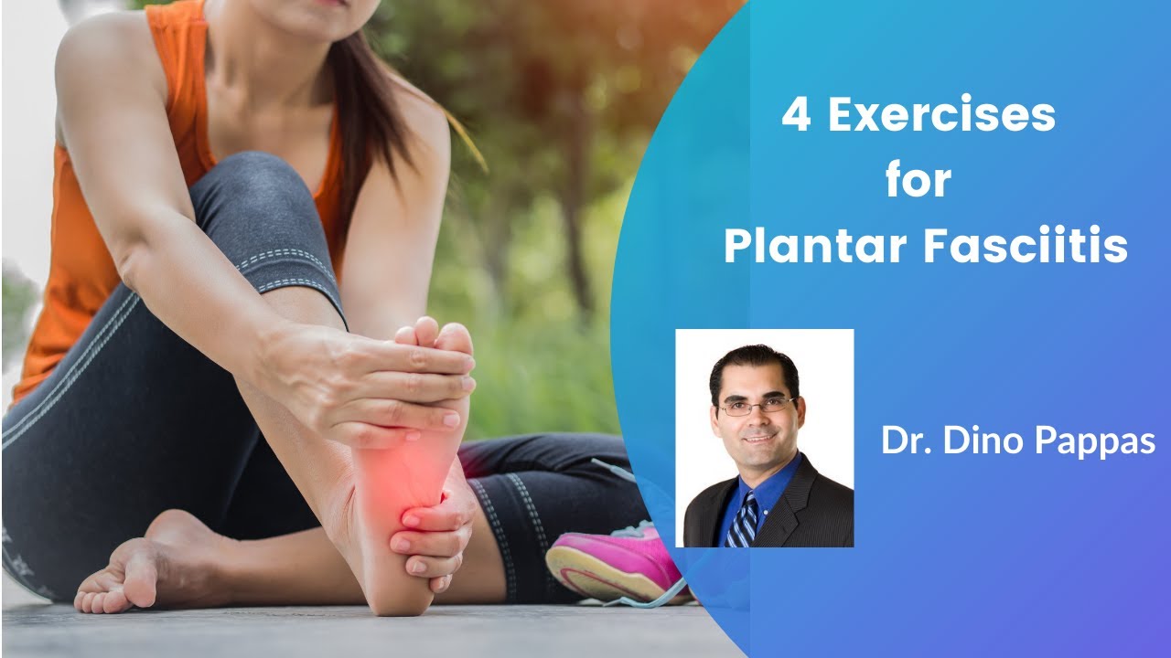 4 Exercises for Plantar Fasciitis - YouTube