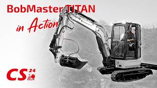 Minibagger 3700 kg mit Yanmarmotor im Test | Bobmaster Titan