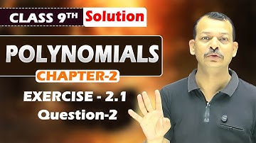 Class 9 Maths | Chapter 2 | Exercise 2.1 Question-2 | Polynomials | NCERT | The Unlock Math
