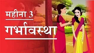 गर्भावस्था - महीना 3 | Pregnancy | Hindi |  Month 3 | Week 9 to week 13