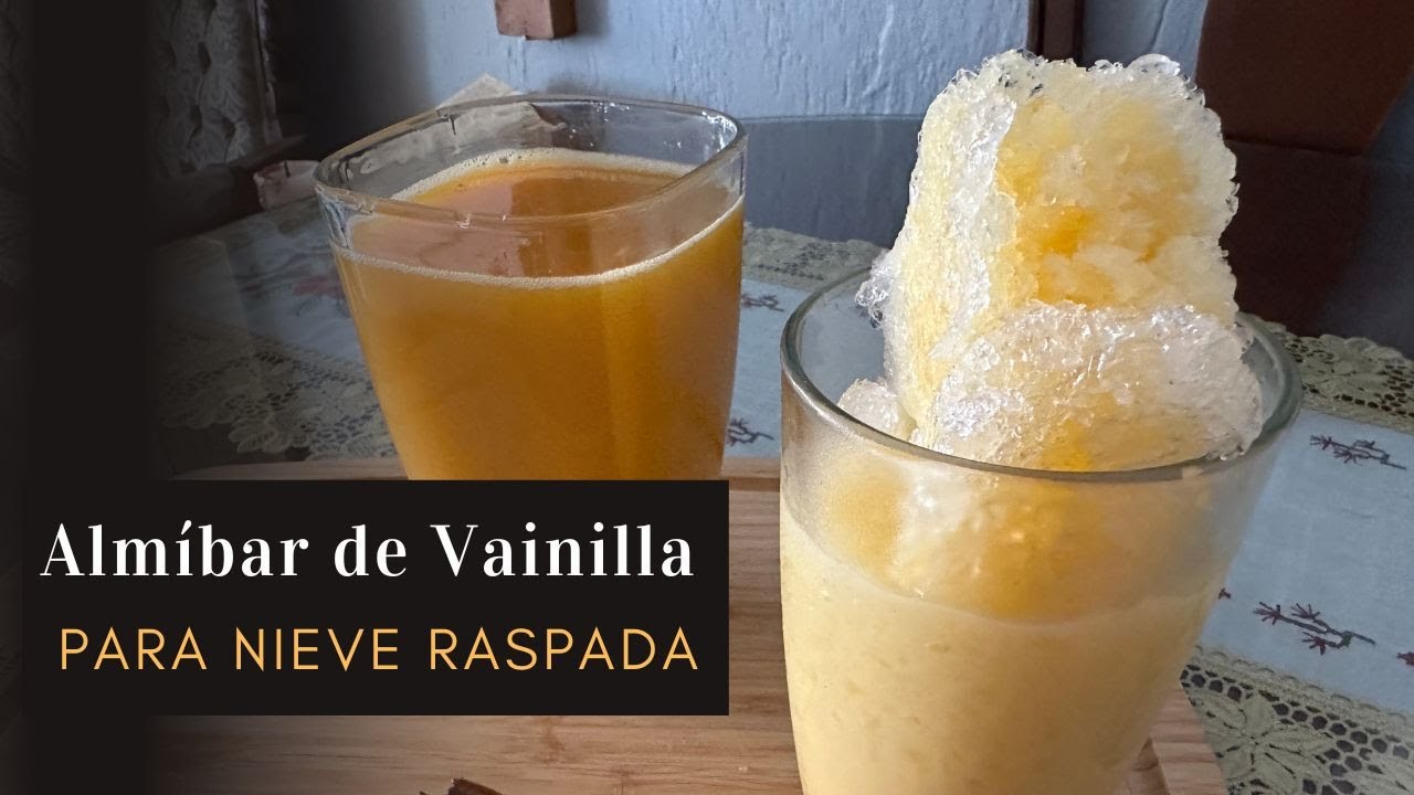 🍨 Delicias refrescantes: Aprende a preparar un almíbar natural de