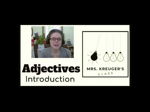Adjectives 1 Intro 