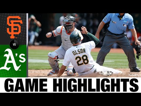 Giants vs. Athletics Game Highlights (8/21/21) | MLB Highlights