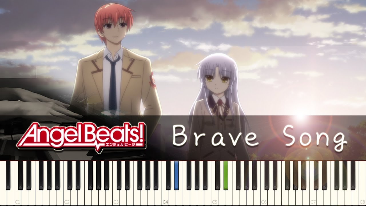 Brave Song Angel Beats Full Ed Piano Tutorial Sheets ピアノ楽譜付き Youtube