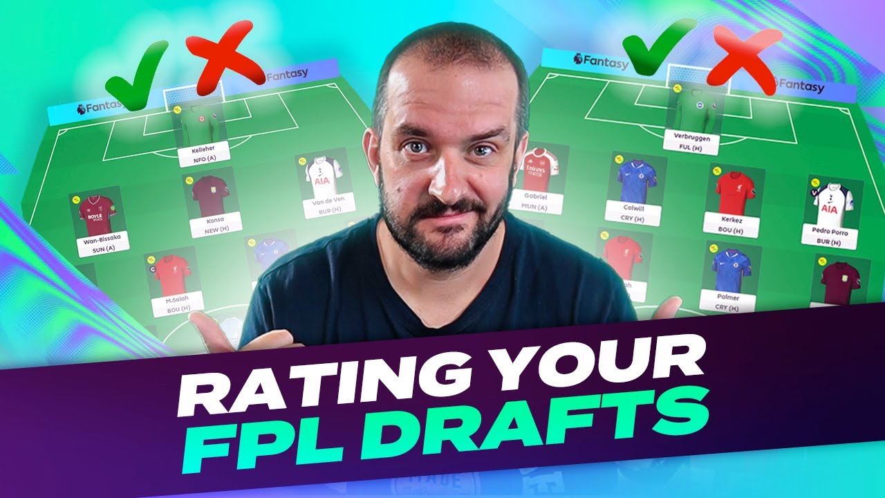 RATING YOUR FPL DRAFTS ✅❌ | Fantasy Premier League Tips 2025/26