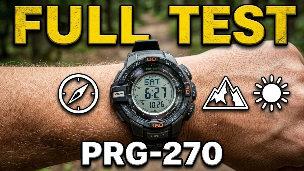 Casio Pro Trek PRG-270 Review | Still Worth Buying? - YouTube