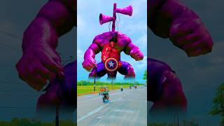 Merge King Kong And Hulkbuster Into Kong X To Destroy Siren Head Hulk And Avenge Red Hulk