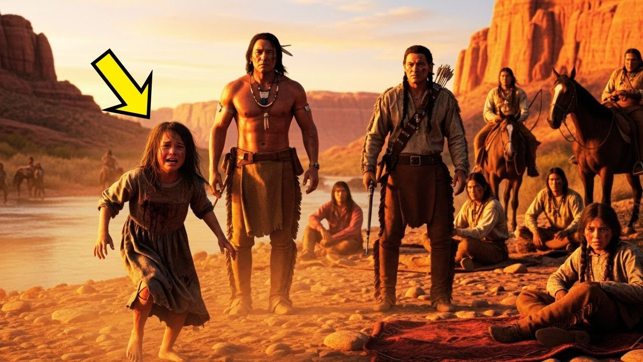 LA NIÑA LLORANDO CORRIÓ HACIA LOS GUERREROS APACHES: '¡ÉL VIENE!' ELLOS FUERON TRAS ÉL.