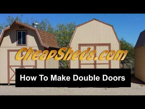 How To Build Double Shed Doors