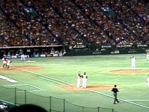 2012年日本シリーズ　東京ドーム第6戦　優勝の瞬間＆胴上げ