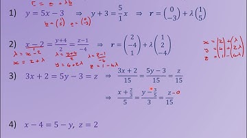VO Week 20 4 Vector and Cartesian equation of a line in 3D