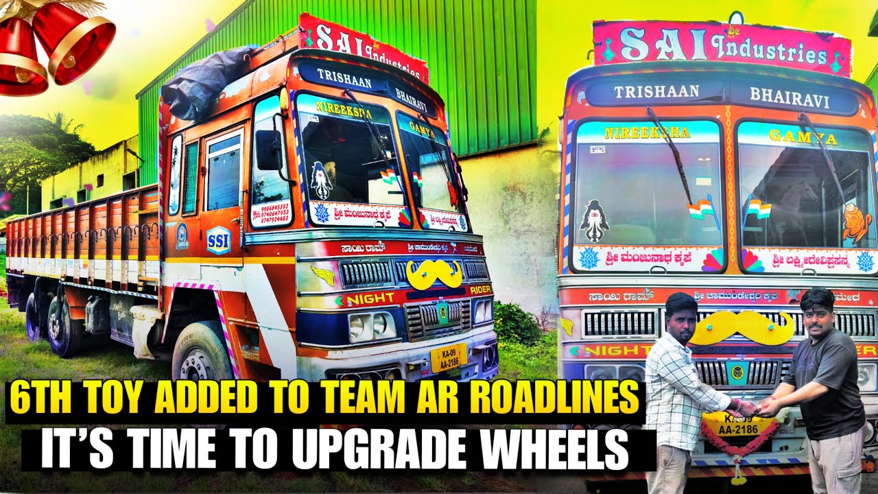 6th Toy added to team | it’s time to upgrade wheels | 8 wheel truck | #kannadatruckvlogs #newtruck 