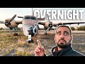 DUERMO SOLO en éste AVIÓN ABANDONADO✈️