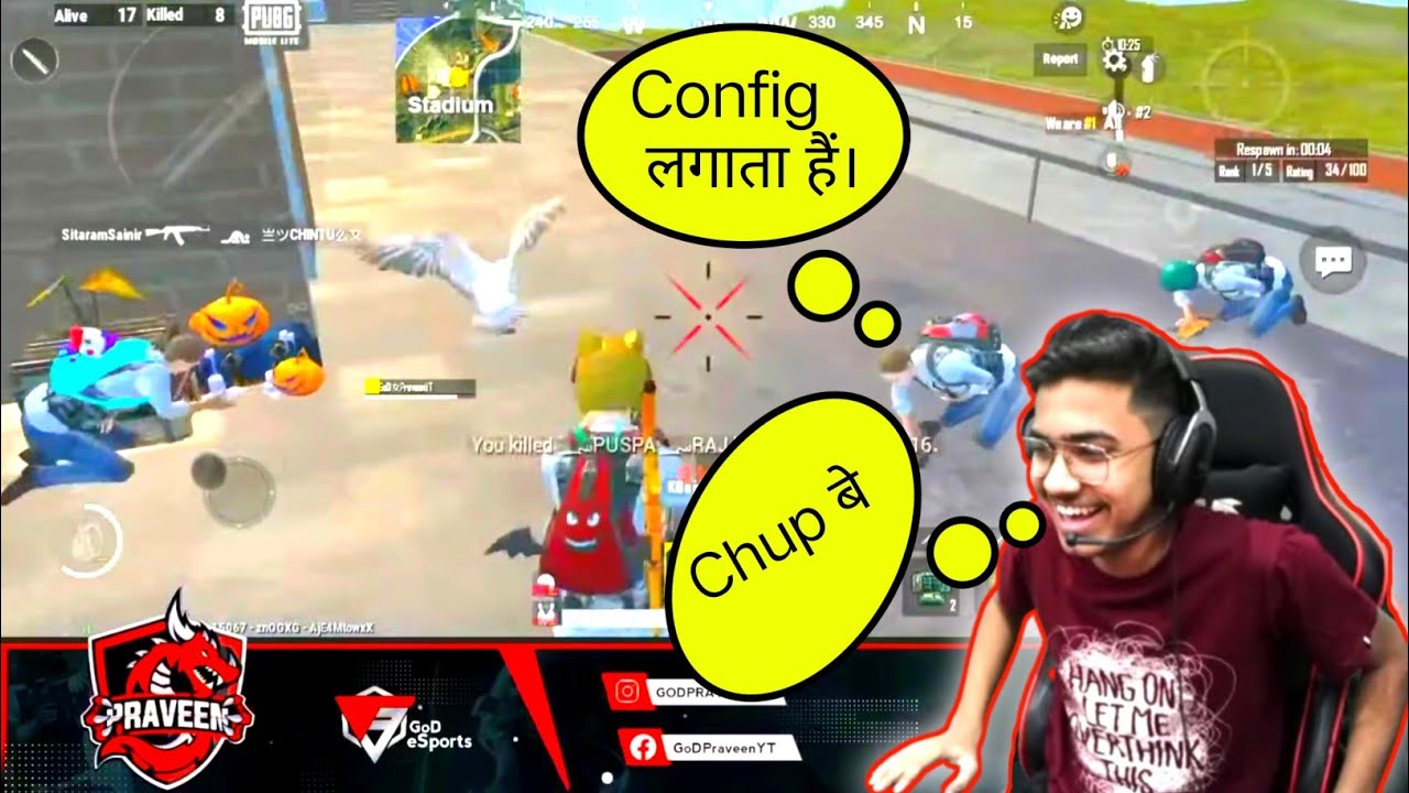 @GodTushar Op को All पे बन्दे ने बोला config User 😱God Tushar op intense Fight 😲