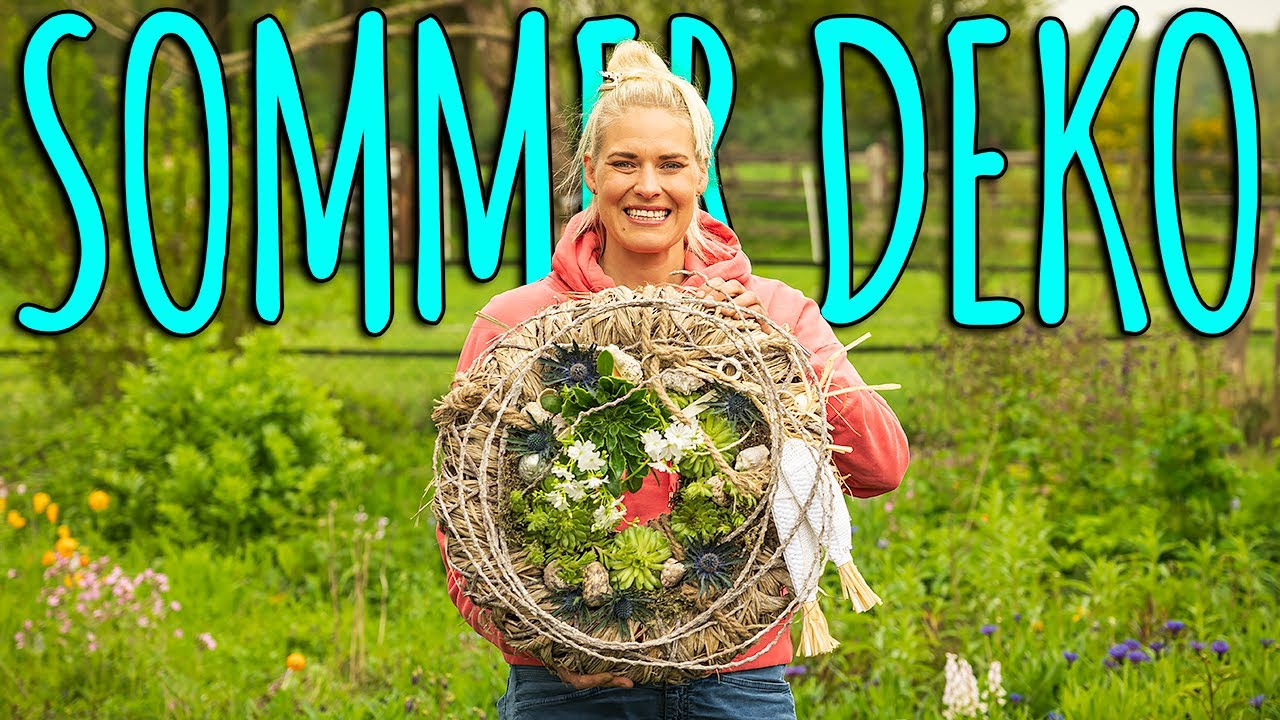 SOMMERLICHE DEKO FÜR DEN GARTEN - DIY