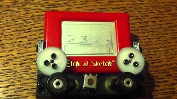 Etch-a-Sketch wristwatch - first time display