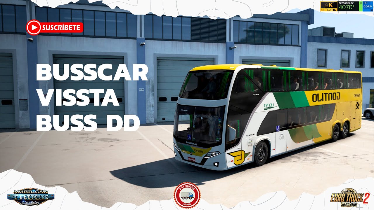 Euro Truck simulator 2 |  Busscar Vissta Buss DD  |🚚