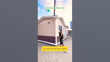 Sự Thật Về Nhà Lắp Ghép 100tr Cung Cấp Thi Công Trọn Gói Tại Thuận An Bình Dương #nhalapghep #panel