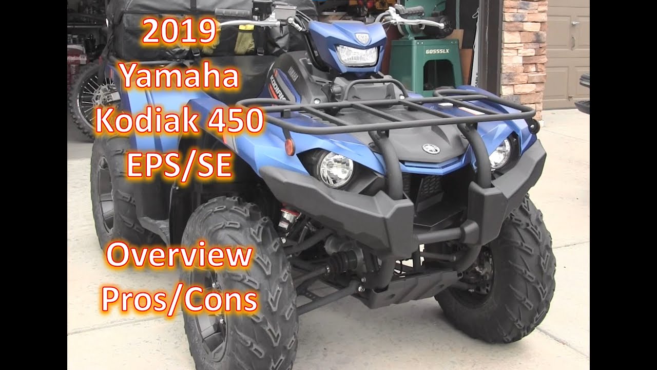 Overview of the 2019 Yamaha Kodiak 450 EPS SE