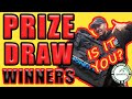 1000 Subs Prize Draw Winners