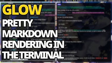 Glow: Pretty Markdown Rendering In The Terminal