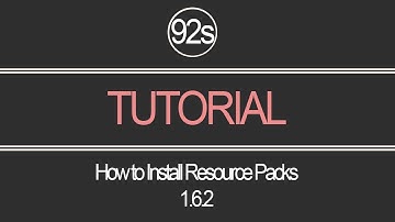 Minecraft: Tutorial - How to Install Resource Packs on 1.6.2