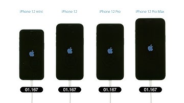 Boot Speed Test: iPhone 12 Pro Max vs iPhone 12 Pro vs iPhone 12 vs iPhone 12 mini