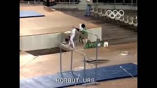 1972 the banned dead loop of #Olga Korbut #Shorts Details