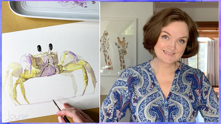 Watercolor Crab // Watercolor Techniques Explained