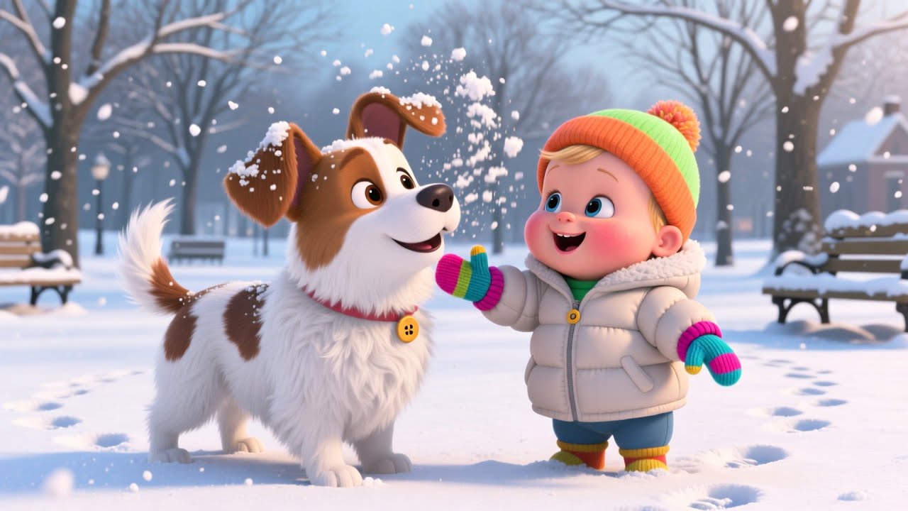 Snowy City Jingle Time ❄️ | Fun Holiday Song for Kids | Sing Along