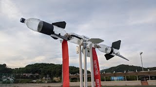 3단 물로켓 2차 발사, 가슴이 웅장해진다 | Arduino Project