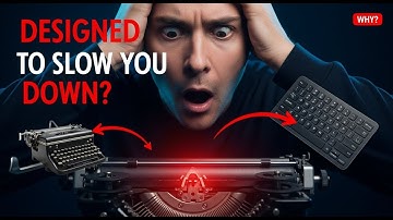 The QWERTY Keyboard Was Designed to SLOW YOU DOWN (The Shocking Truth)
