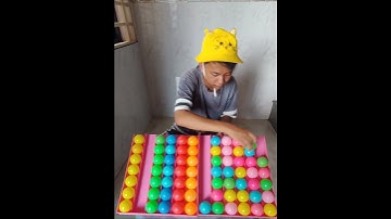 Puzzle sort ball game challenge with IQ to solve