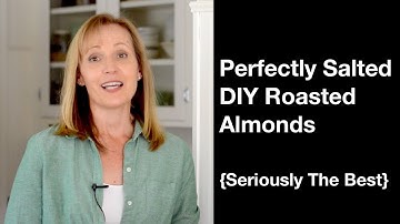 Perfectly Salted DIY Roasted Almonds {Seriously The Best} - AnOregonCottage.com