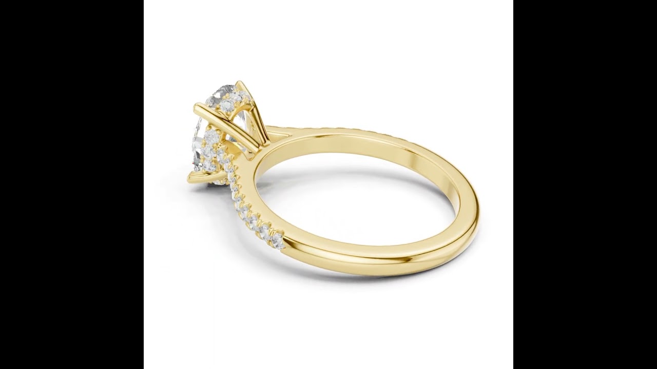 Oval Lab Grown Diamond Ring
