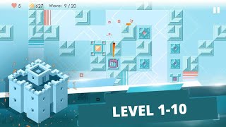Mini TD2: Relax Tower Defense - Level 1-10 - Walkthrough