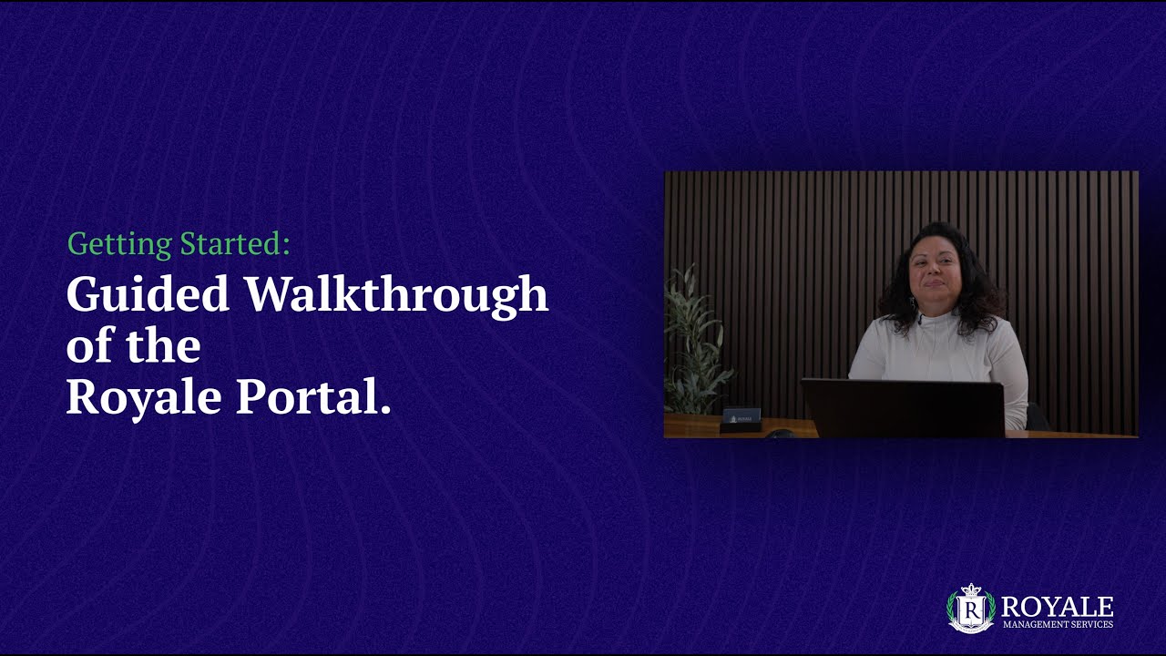 How to Use the Royale Management Services Portal | Full Walkthrough