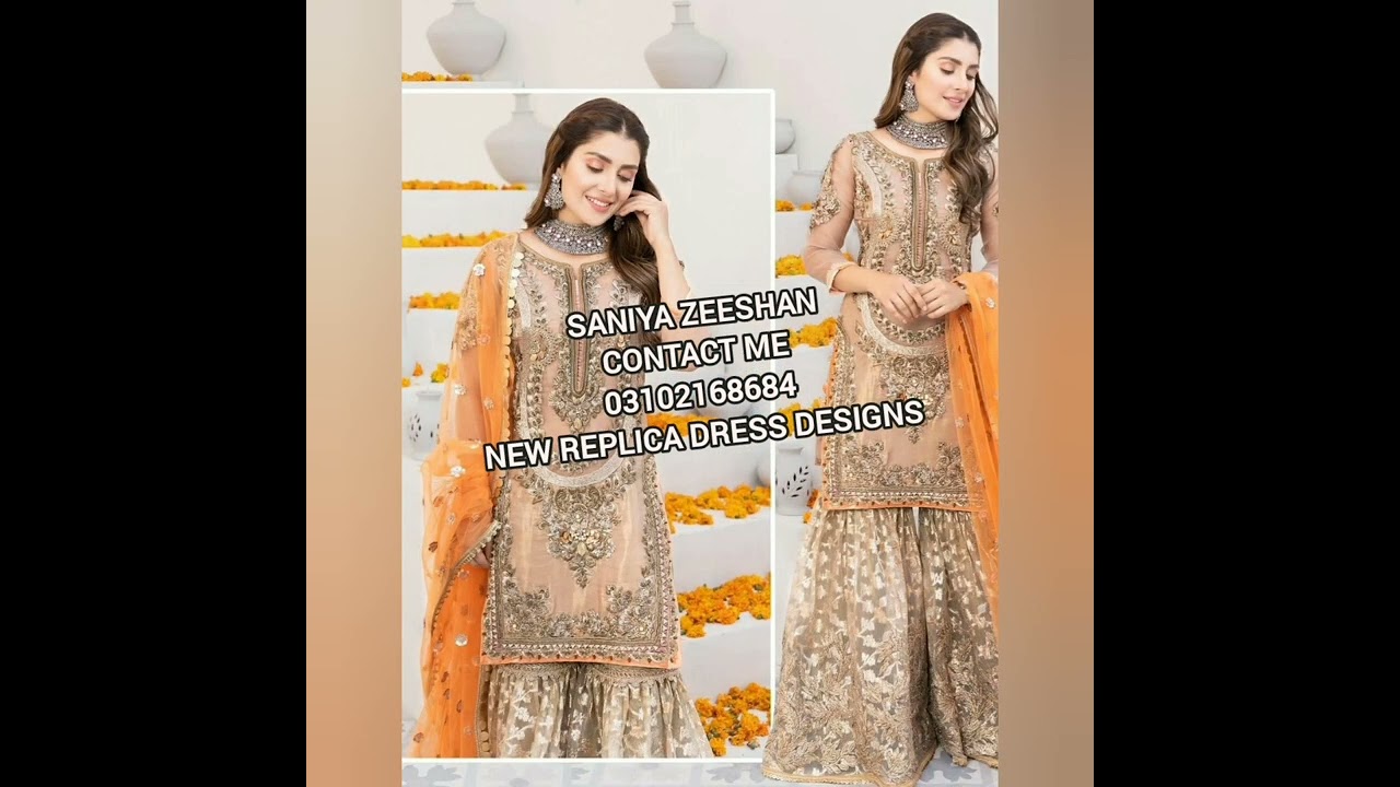 New replica dress designs 2024|party wear dresses|Best collection of replica dress designs