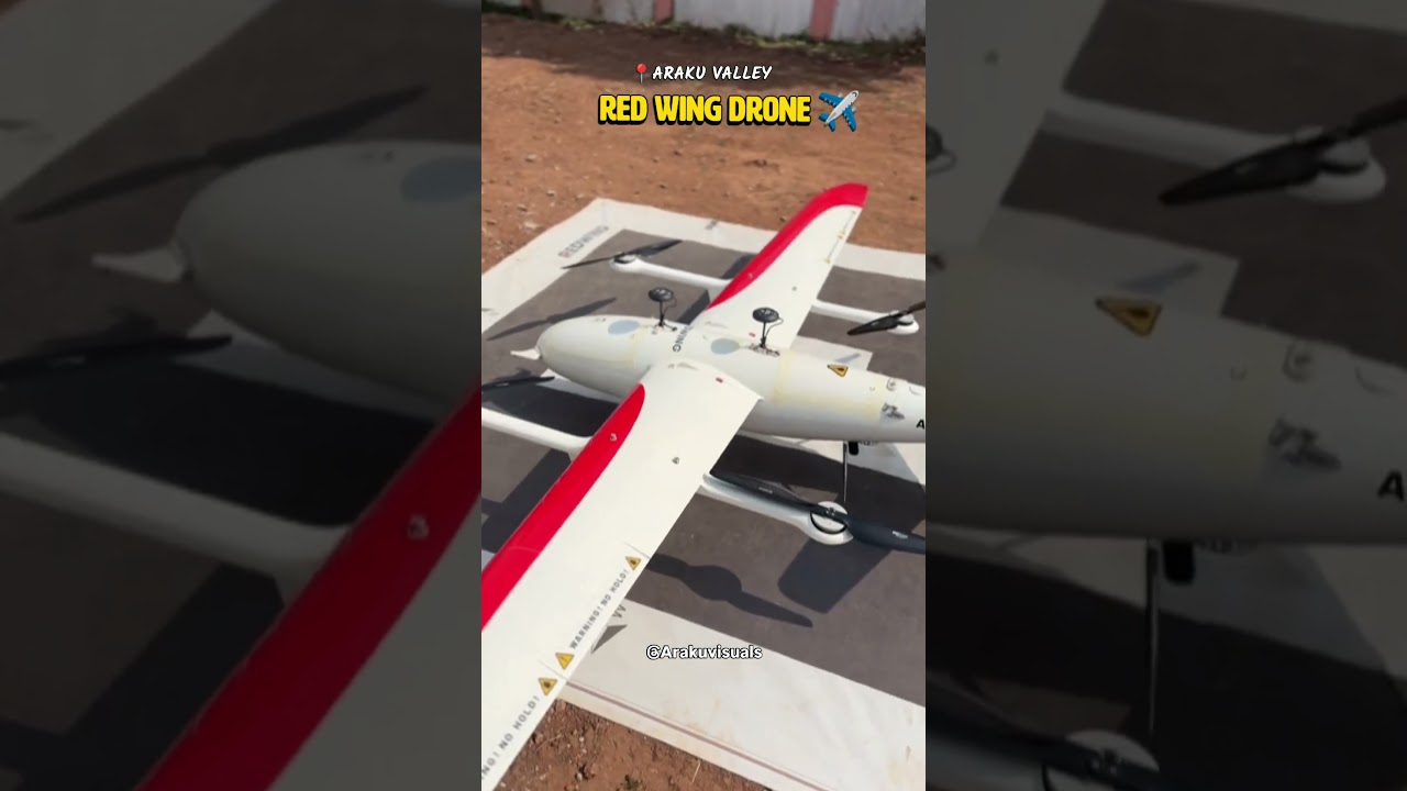 🚁 Red Wing Medical Emergency Drone | Agency Areas Life Saver | ArakuVisuals