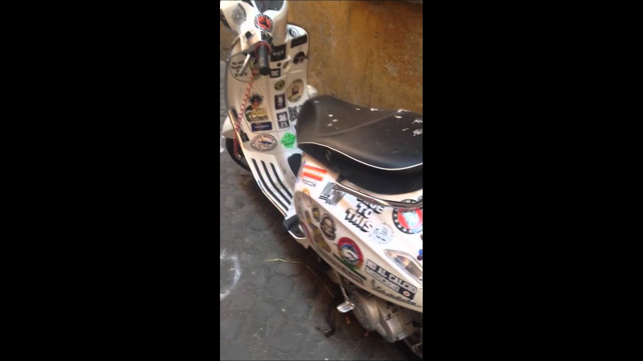 Sticker Vespa - YouTube