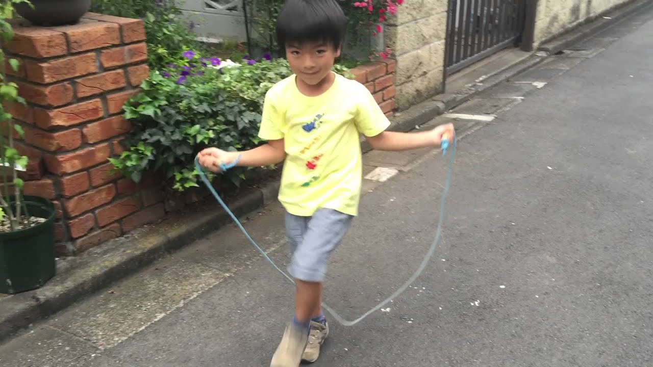 なわとびの練習5 6歳 上達の過程 Youtube