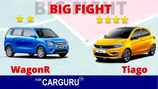 Tata Tiago vs Maruti Wagon R | Old is Gold या देशी | Ask CARGURU