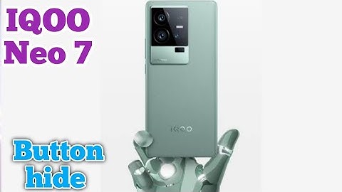 How To Hide Button in Iqoo Neo 7, How To Hide Back Button In Iqoo Neo 7, Navigation Button