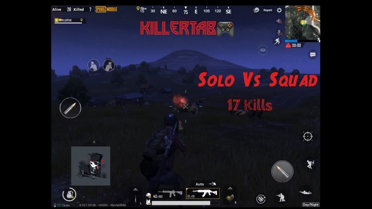 Night Mode Without Night Vision Goggles Erangel PUBG Mobile |KillerTab|