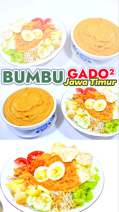 BUMBU GADO GADO JAWATIMUR #shorts #gadogado #salad #sayuran